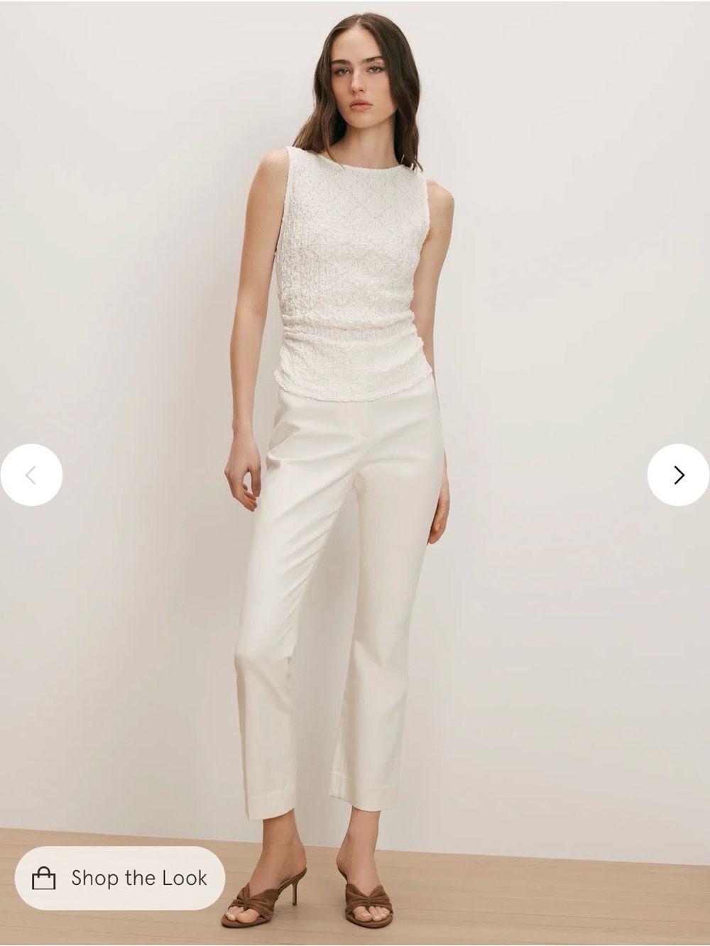 Veronica Beard Althea Kick-Flare Pants in Dove White ($389 New)